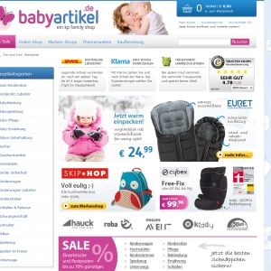Ansicht vom Babyartikel.de Shop