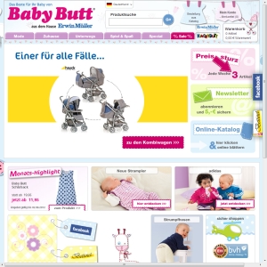 Ansicht vom BabyButt-de.ErwinMueller.com Shop