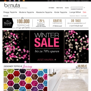 Ansicht vom Benuta.com Shop