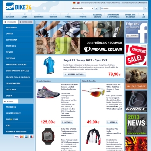 Ansicht vom Bike24.de Shop
