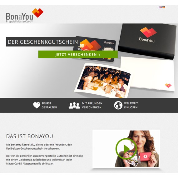 Die Webseite vom BonaYou.com Shop