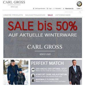 Ansicht vom CarlGross.de Shop