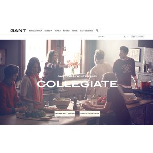 Ansicht vom Gant.com Shop