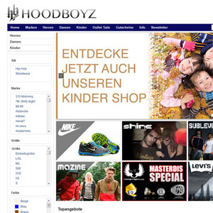 Ansicht vom HoodBoyz.de Shop
