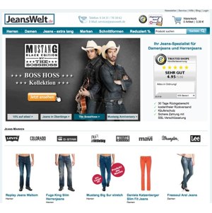 Ansicht vom Jeanswelt.de Shop
