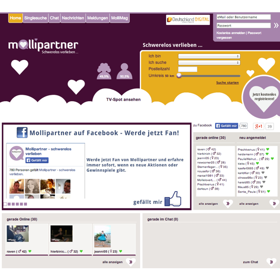 Die Webseite vom Mollipartner.de Shop