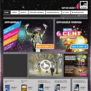 Ansicht vom MTVMobile.de Shop