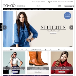 Ansicht vom Navabi.de Shop