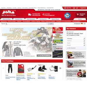 Ansicht vom Polo-Motorrad.de Shop