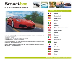 Ansicht vom Smartbox.com Shop