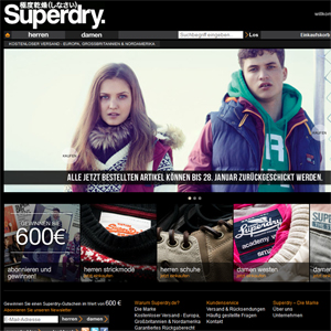 Ansicht vom Superdry.de Shop
