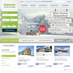 Ansicht vom Tiscover.com Shop