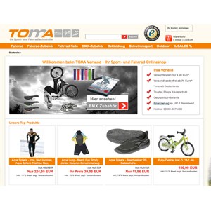 Ansicht vom TOMA-Versand.com Shop